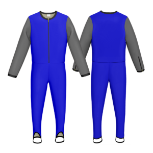 Sprunganzug blue/grau matt